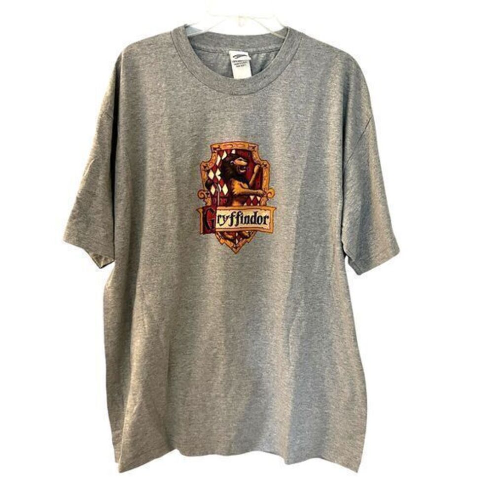 Warner Brothers Studio Harry Potter Gryffindor Grey Short Sleeve T-Shirt Size XL